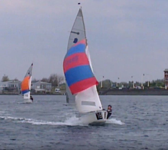 Windy sailing at Southport